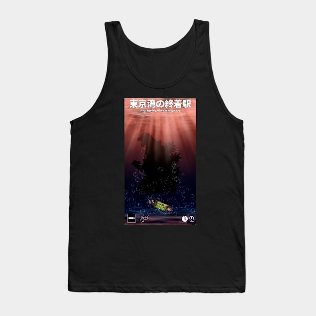 Final Resting Place in Tokyo Bay (東京湾の終着駅) Tank Top by Steel City Stompwear